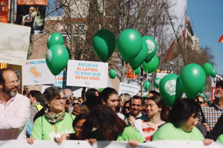 Todas las imágenes de la marcha por la vida de Madrid