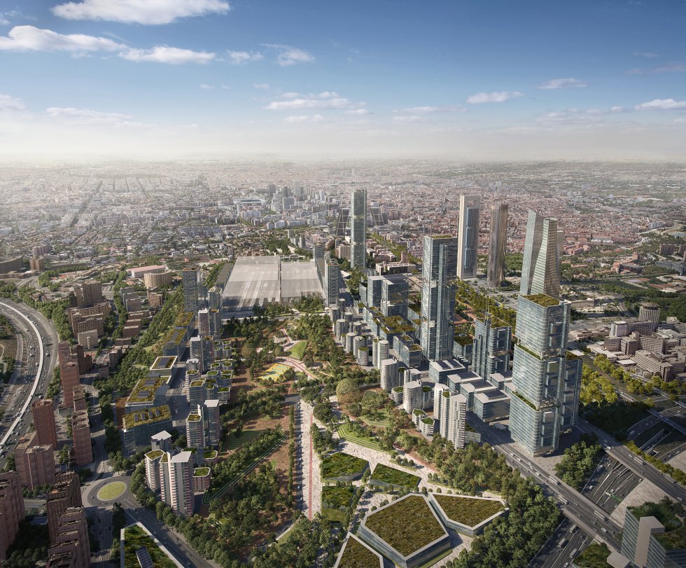 Así será el espectacular bosque de Madrid Nuevo Norte 400 000 metros