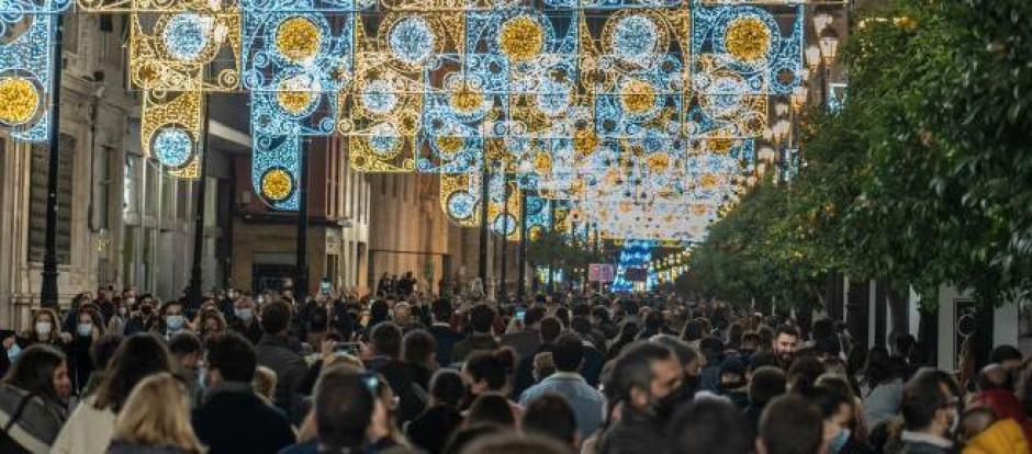 Luces de Navidad en Sevilla