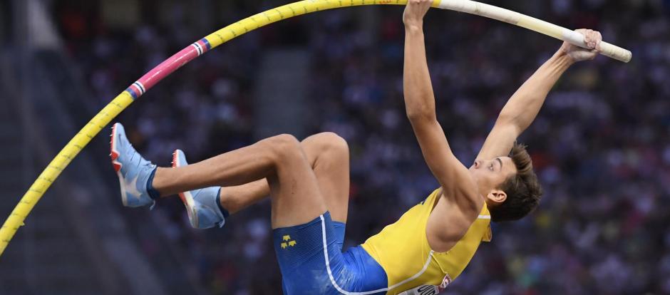 El saltador de pértiga sueco Armand Duplantis