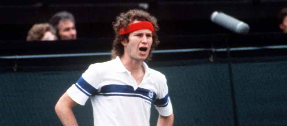 John McEnroe en Wimbledon en 1981