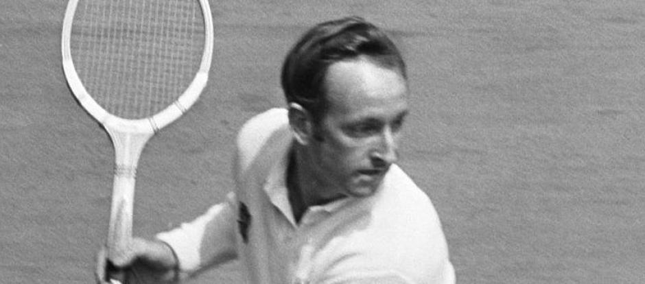 Rod Laver, en un torneo en Ámsterdam en 1969