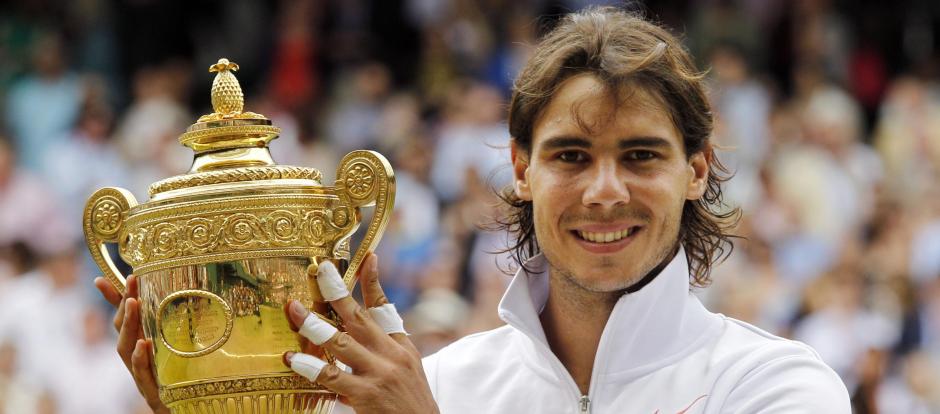 En el año 2010 Nadal consiguió su segundo título en Wimbledon