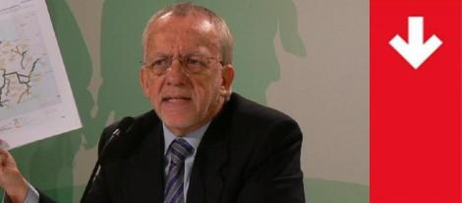 El presidente del PSOE de Andalucía, Manuel Pezzi