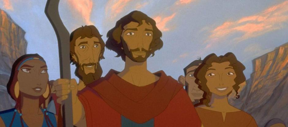 Séfora, Moisés, Sara y Aarón son los protagonistas, junto al faraón de Egipto, de la película de 1998 El Príncipe de Egipto