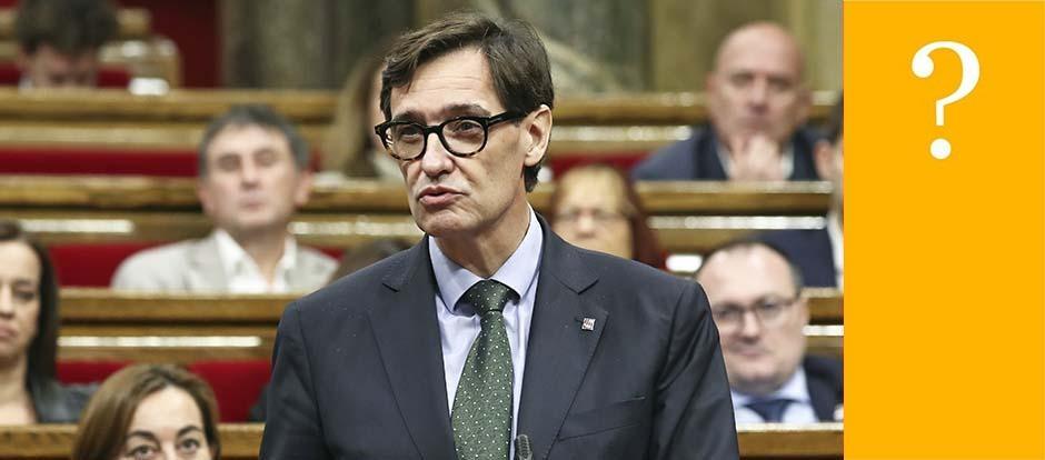 Salvador Illa, caras de la noticia