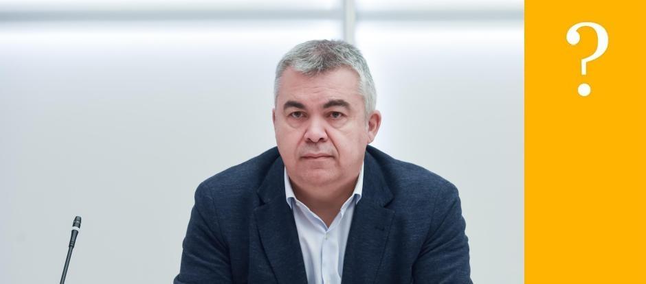 Santos Cerdán, las caras de la noticia (amarilla)