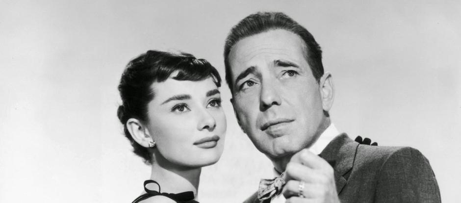 Audrey Hepburn y Humphrey Bogart en 'Sabrina'