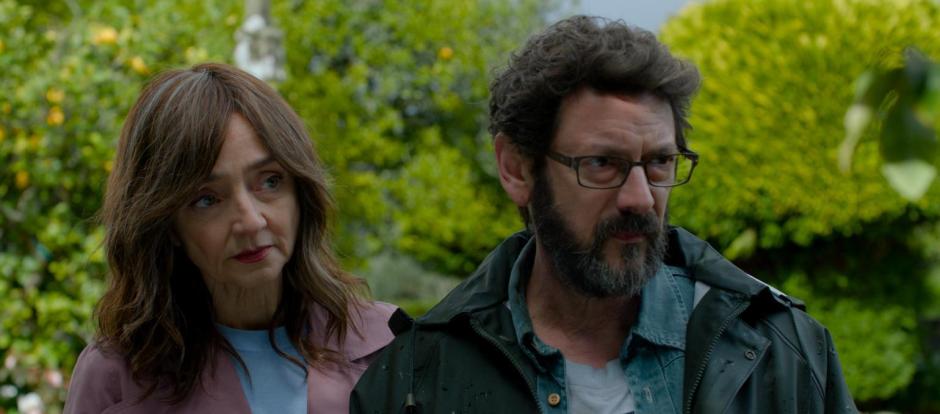 Manolo Solo y María de Medeiros en <i>Una quinta portuguesa</i>