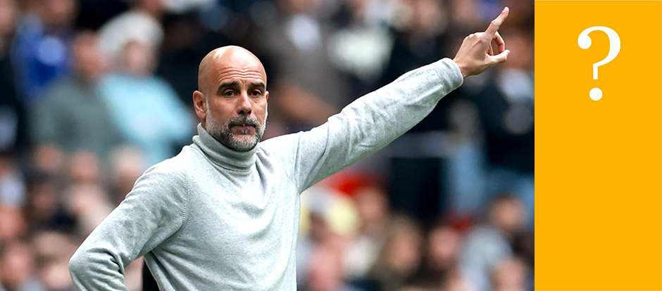 Pep Guardiola caras
