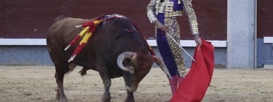Miguel Ángel Perera en una corrida de toros