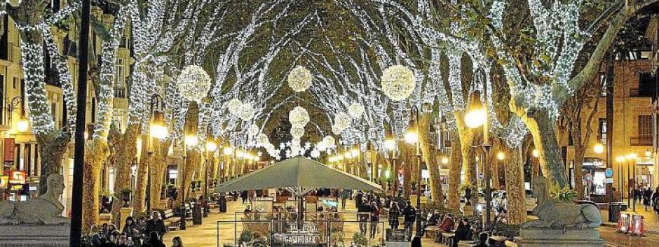 Luces de Navidad en Palma de Mallorca