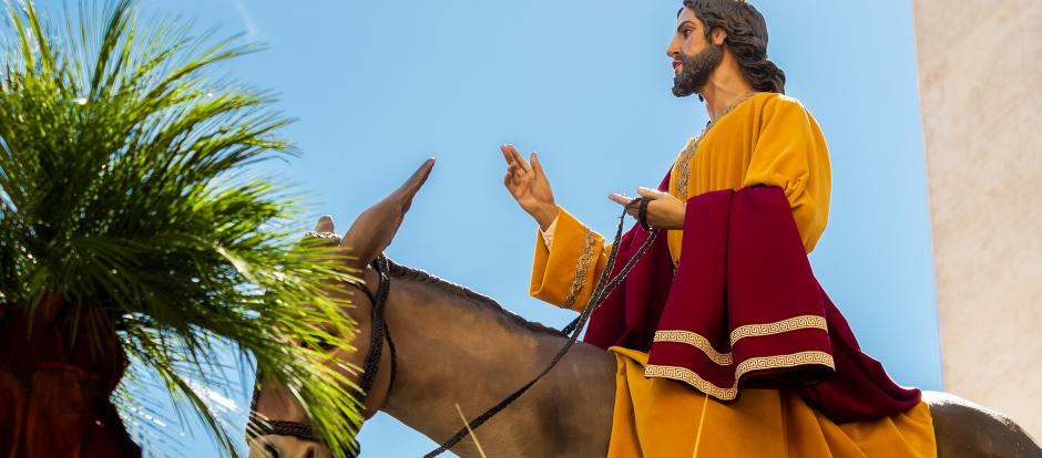 Conmemoración de la entrada de Jesús en Jerusalén desde Torrevieja, Alicante