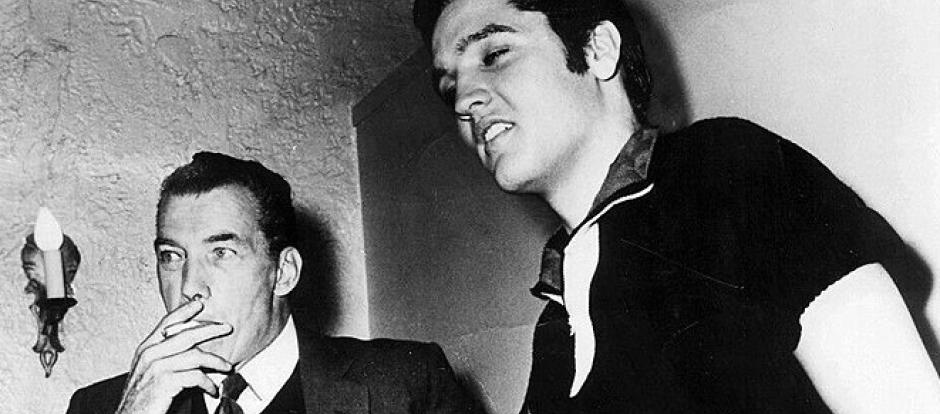 Ed Sullivan y Elvis en 1956