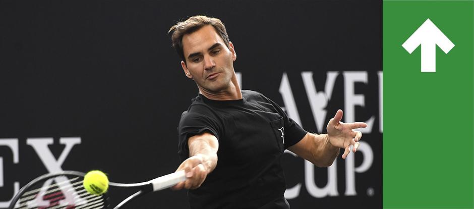 Roger Federer caras