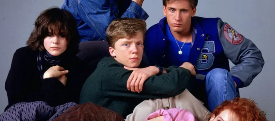 Los protagonistas de El club de los cinco (1985) de John Hughes