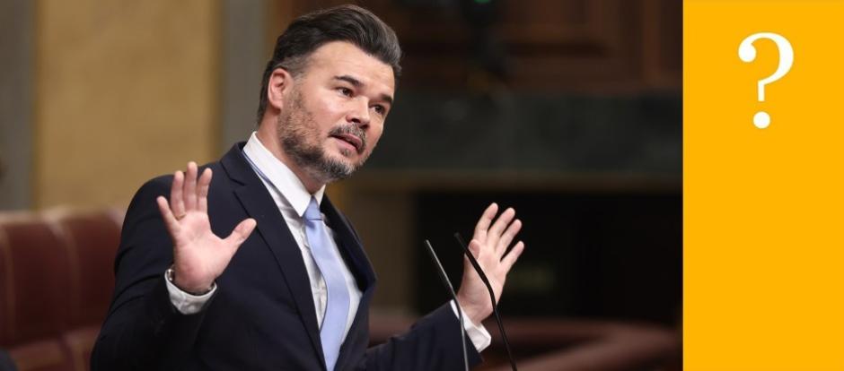 Gabriel Rufián las caras de la noticia