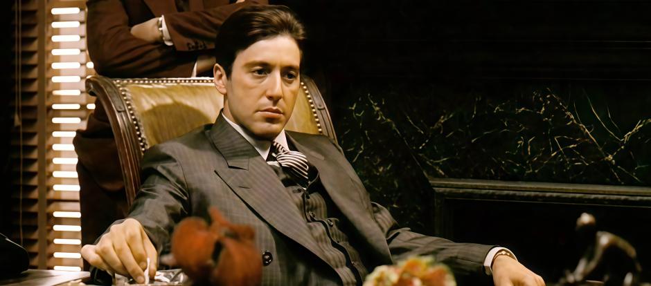Al Pacino en una escena de <i>El Padrino</i>