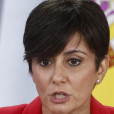 La ministra de Vivienda, Isabel Rodríguez, explicando los decretos leyes