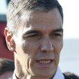 Pedro Sánchez, desde el lugar del siniestro