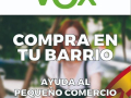 Campaña de Vox Córdoba para potenciar el comercio de cercanía