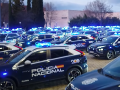 Parte de la nueva flota de coches zeta de la policía nacional