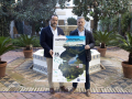 El delegado de Agricultura de la Diputación de Córdoba, Francisco Ángel Sánchez (dcha.), en la presentación de las 'Jornadas Técnicas Andaluzas sobre Sostenibilidad en el Medio Rural'