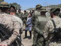 La ministra de Defensa, Margarita Robles, visita la Base Cerro Muriano en Córdoba