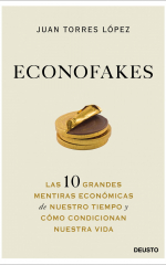 Detalle de portada. «Econofakes» de Juan Torres López