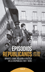 Detalle de portada de «Episodios republicanos» de Antonio Fontán