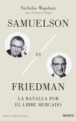 Portada de «Samuelson vs Friedman» de Nicholas Wapshott