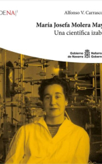 Portada de «María Josefa Molera Mayo, una científica izabar» de Alfonso V. Carrascosa