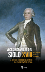 Portada de «Voces hispánicas del siglo XVIII» de José Ignacio Peláez Albendea