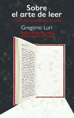 Portada de «Sobre el arte de leer» de Gregorio Luri