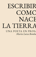 Cubierta de 'Escribir como nace la tierra'
