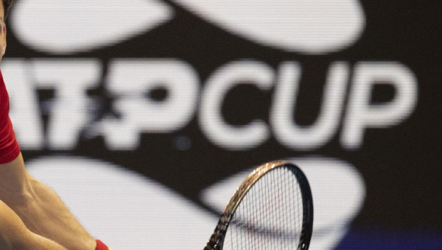 Pablo Carreño durante la ATP Cup 2022