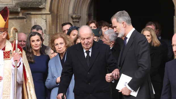 Los Reyes Felipe y Letizia con Don Juan Carlos y Doña Sofía en Windsor