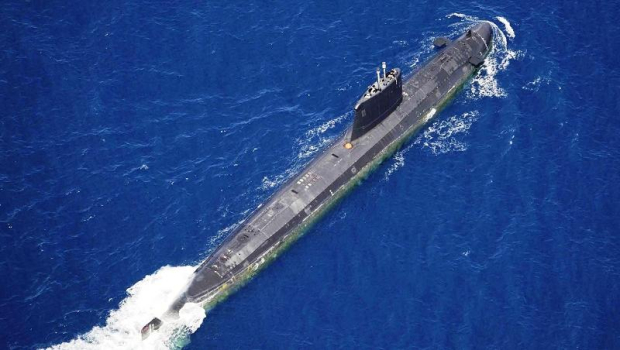 El submarino Galerna (S-71) de la Armada española