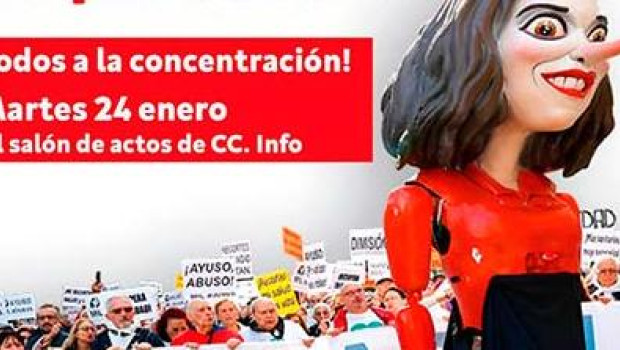 Escrache a Isabel Díaz Ayuso en la Universidad Complutense