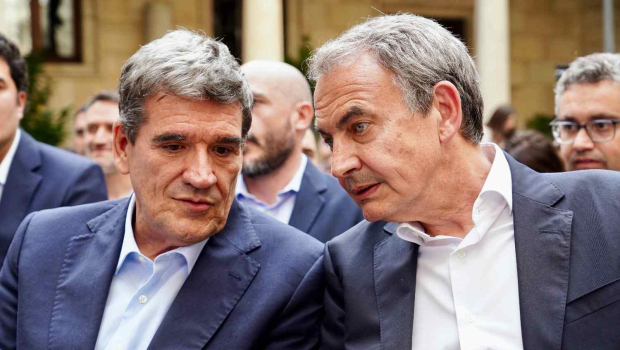 José Luis Escrivá junto al expresidente José Luis Rodríguez Zapatero