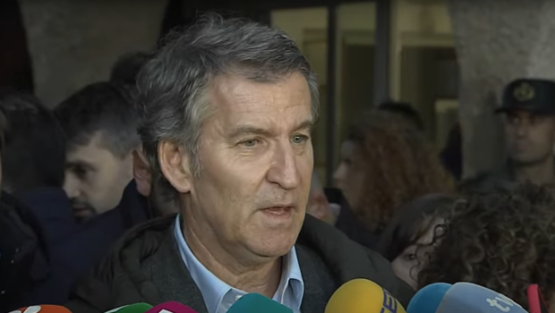 Alberto Núñez Feijóo en en Letur (Albacete)