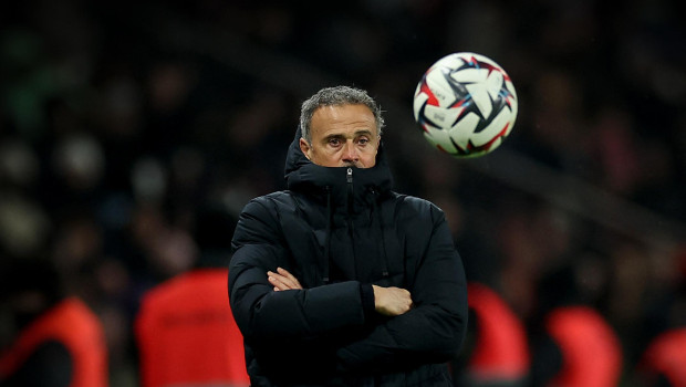 Luis Enrique durante el partido de Ligue 1 entre PSG y Nantes disputado el pasado domingo en el Parque de los Príncipes