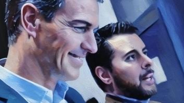 El presidente del Gobierno y el nuevo secretario de Estado de Comunicación, Ion Antolín