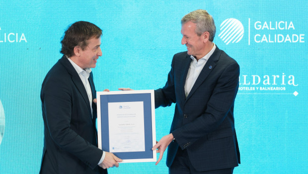 Entrega del sello Certificación De 'Galicia Calidade' a la Marca Caldaria