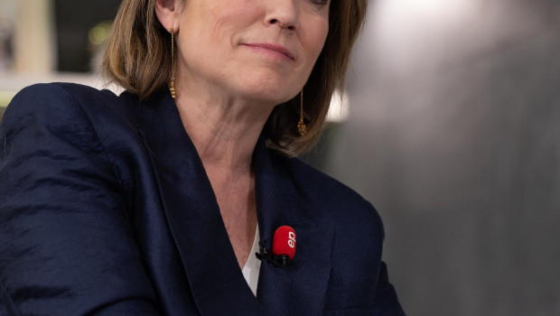 La secretaria general del PP, Cuca Gamarra, en una entrevista concedida a Europa Press