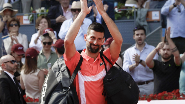 Novak Djokovic se despidió del Mutua Madrid Open a las primeras de cambio