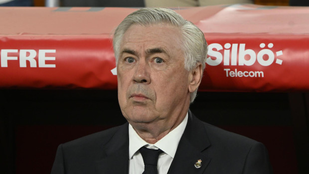 El técnico italiano del Real Madrid, Carlo Ancelotti