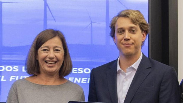 Gonzalo Conde-Pumpido junto a Francina Armengol, presidenta del Congreso de los Diputados