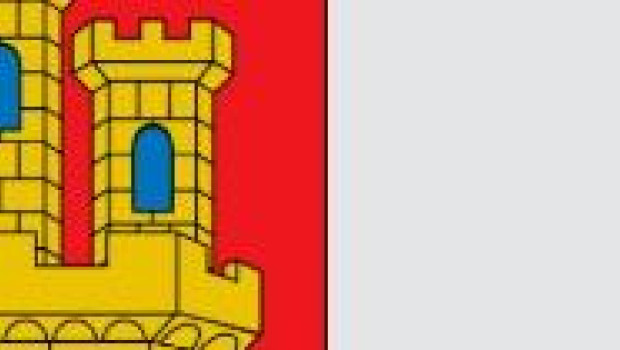 Detalle del escudo de Castilla-La Mancha