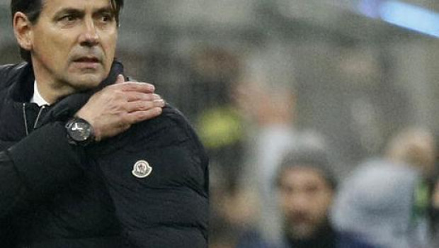 Simeone e Inzaghi en un Atlético de Madrid-Inter